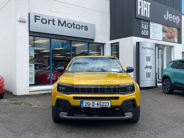 Jeep Avenger SUV, Electric, 2025, Yellow
