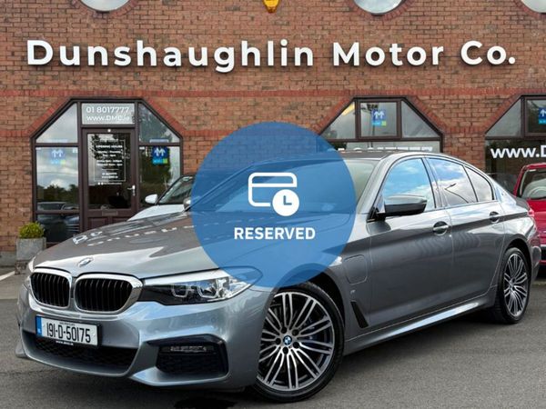 BMW 5-Series Saloon, Hybrid, 2019, Grey