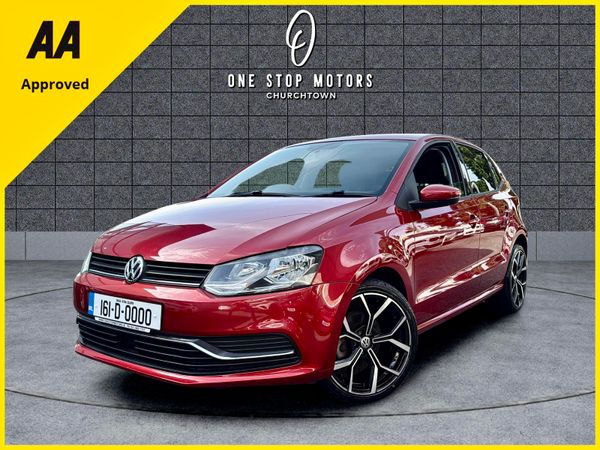 Volkswagen Polo Hatchback, Petrol, 2016, Red