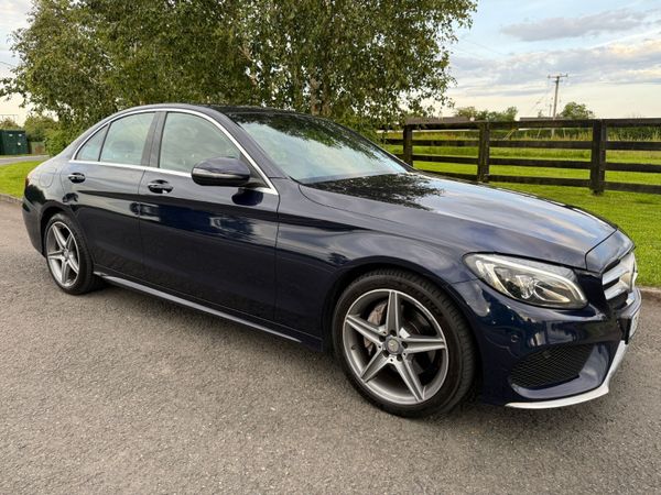 Mercedes-Benz C-Class Saloon, Diesel, 2017, Blue