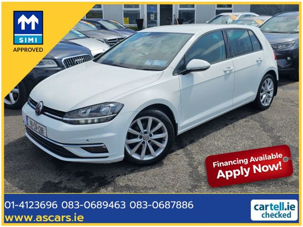 Volkswagen Golf Hatchback, Diesel, 2019, White