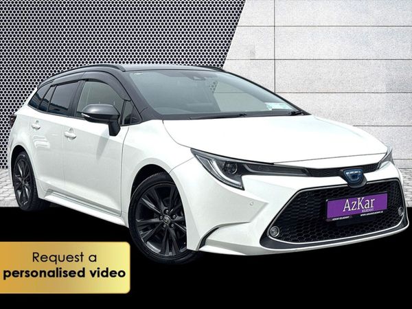 Toyota Corolla Estate, Petrol Hybrid, 2021, White