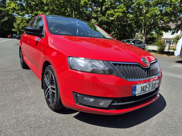 Skoda Rapid Hatchback, Diesel, 2014, Red