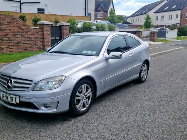 Mercedes-Benz C-Class Coupe, Petrol, 2009, Silver