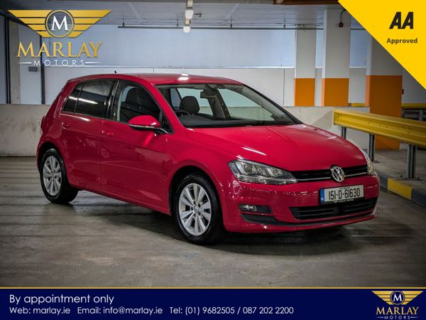 Volkswagen Golf Hatchback, Petrol, 2015, Red
