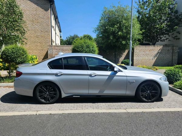 BMW 5-Series Saloon, Diesel, 2014, Silver