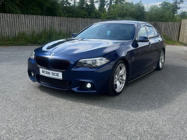 BMW 5-Series Saloon, Diesel, 2017, Blue