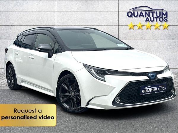 Toyota Corolla Estate, Petrol Hybrid, 2021, White
