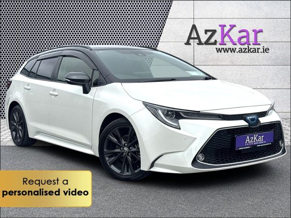 Toyota Corolla Estate, Petrol Hybrid, 2021, White