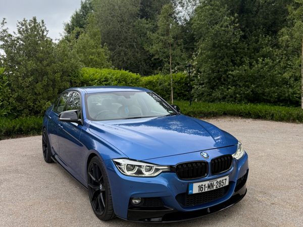 BMW 3-Series Saloon, Petrol Hybrid, 2016, Blue