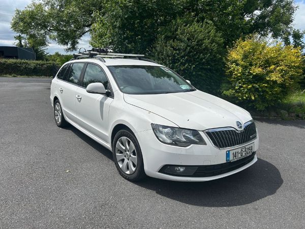 Skoda Superb Estate, Diesel, 2014, White