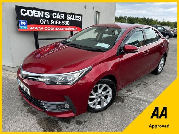 Toyota Corolla Saloon, Diesel, 2017, Red