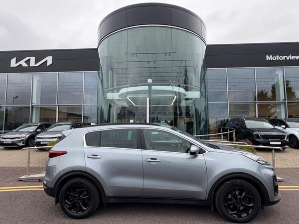 Kia Sportage SUV, Diesel Hybrid, 2021, Silver