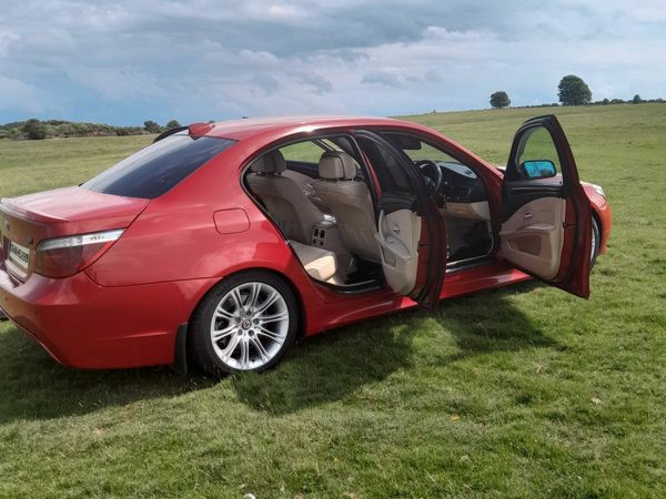 BMW 5-Series Saloon, Diesel, 2008, Red