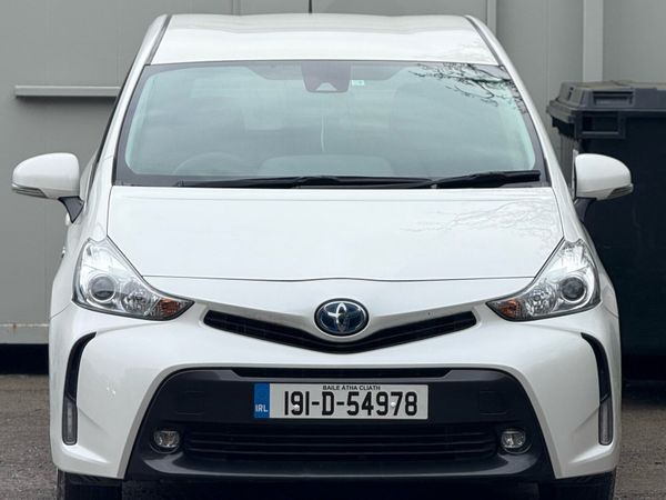 Toyota Prius MPV, Petrol Hybrid, 2019, White