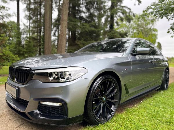BMW 5-Series Saloon, Diesel, 2018, Blue