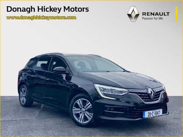 Renault Megane Estate, Petrol Plug-in Hybrid, 2021, Black