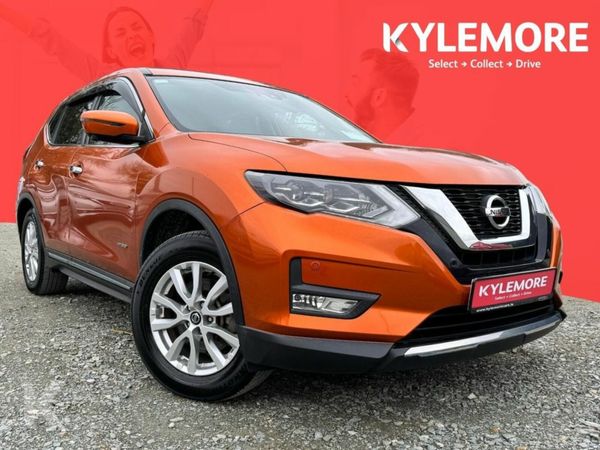 Nissan X-Trail SUV, Petrol Hybrid, 2019, Orange
