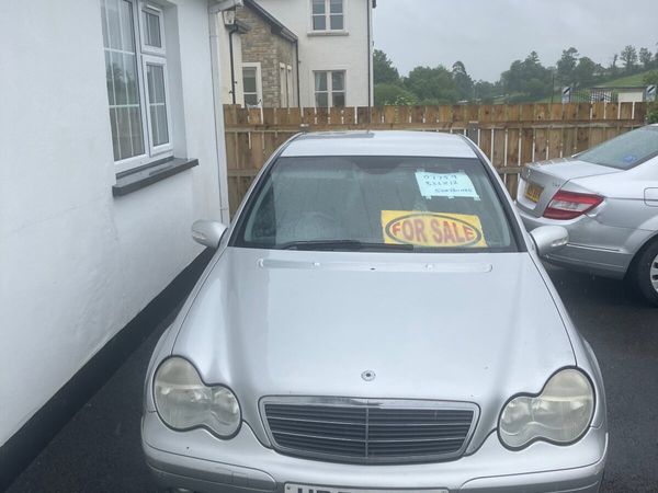 Mercedes-Benz C-Class Saloon, Petrol, 2003, Silver