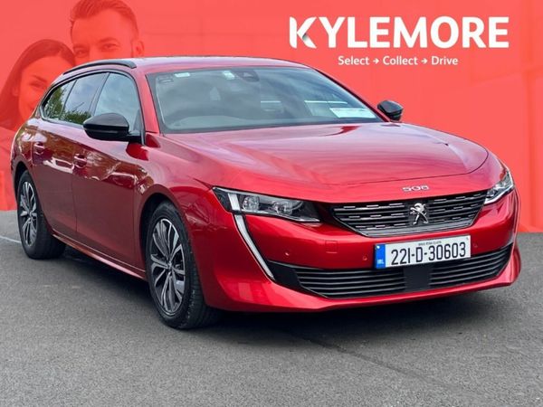 Peugeot 508 Estate, Petrol Plug-in Hybrid, 2022, Red