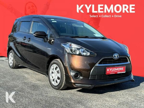 Toyota Sienta MPV, Petrol Hybrid, 2018, Brown
