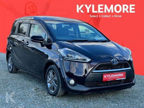 Toyota Sienta MPV, Petrol Hybrid, 2018, Black