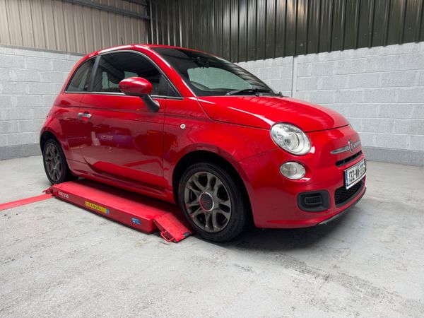 Fiat 500 Hatchback, Petrol, 2013, Red