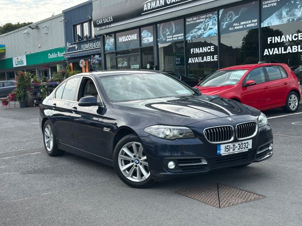 BMW 5-Series Saloon, Diesel, 2015, Blue