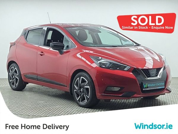 Nissan Micra Hatchback, Petrol, 2022, Red