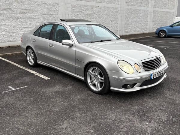 Mercedes-Benz E-Class Saloon, Petrol, 2003, Silver