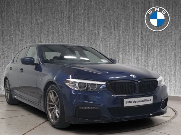 BMW 5-Series Saloon, Diesel, 2019, Blue