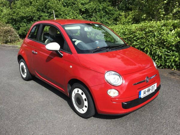 Fiat 500 Hatchback, Petrol, 2014, Red