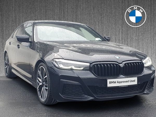 BMW 5-Series Saloon, Diesel, 2021, Black