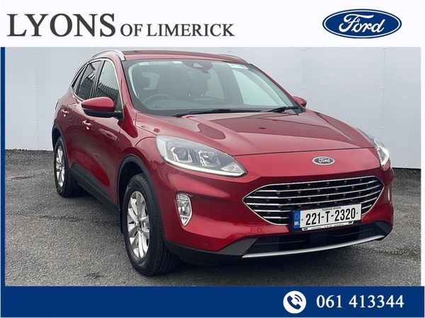 Ford Kuga SUV, Petrol Hybrid, 2022, Red