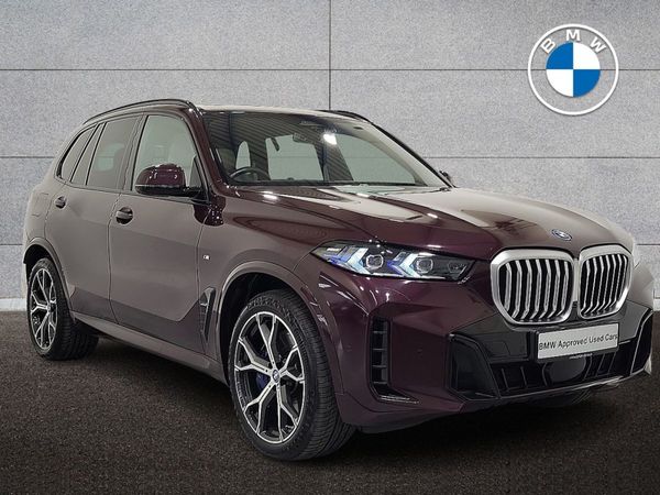 BMW X5 SUV, Petrol Plug-in Hybrid, 2023, Red