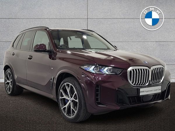 BMW X5 SUV, Petrol Plug-in Hybrid, 2023, Red