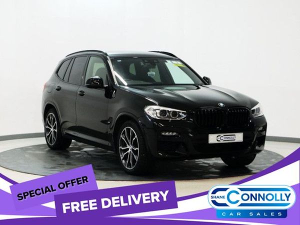 BMW X3 SUV, Petrol Hybrid, 2021, Black