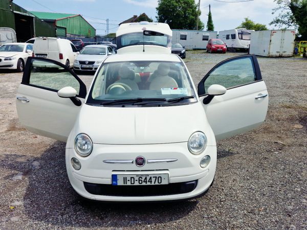 Fiat 500 Hatchback, Petrol, 2011, White