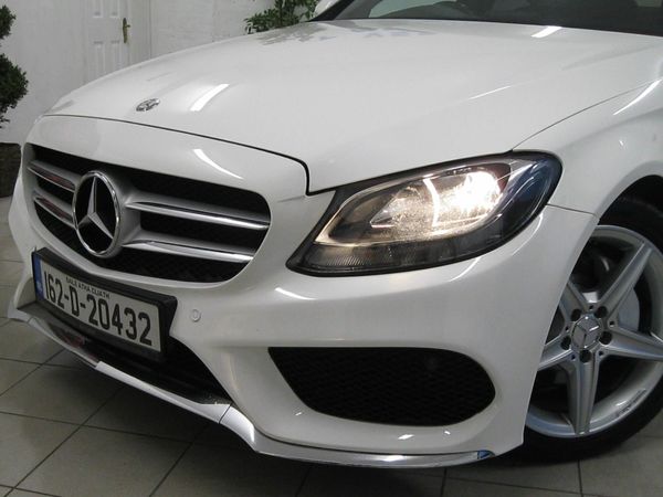 Mercedes-Benz C-Class Saloon, Diesel, 2016, White