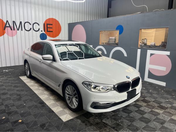 BMW 5-Series Saloon, Petrol Plug-in Hybrid, 2017, White