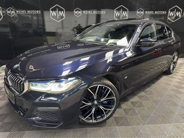 BMW 5-Series Saloon, Petrol Plug-in Hybrid, 2021, Black