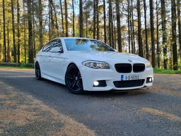 BMW 5-Series Saloon, Diesel, 2011, White