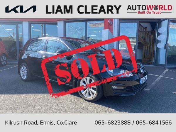 Volkswagen Golf Hatchback, Diesel, 2016, Black