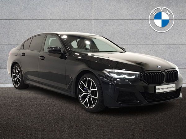 BMW 5-Series Saloon, Petrol Plug-in Hybrid, 2021, Black