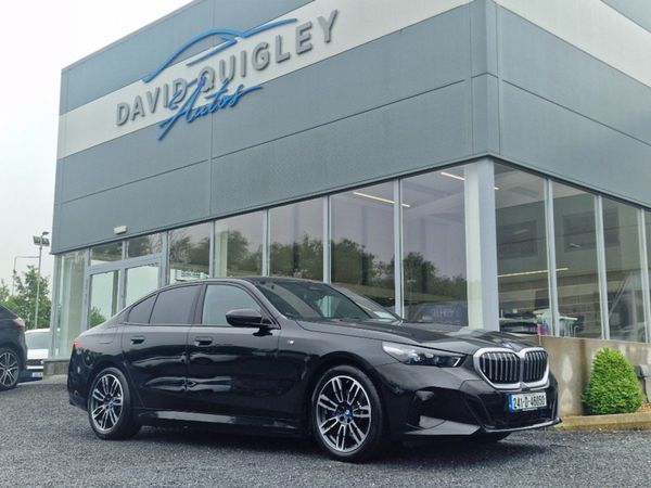 BMW 5-Series Saloon, Hybrid, 2024, Black