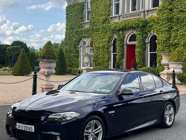 BMW 5-Series Saloon, Diesel, 2014, Blue