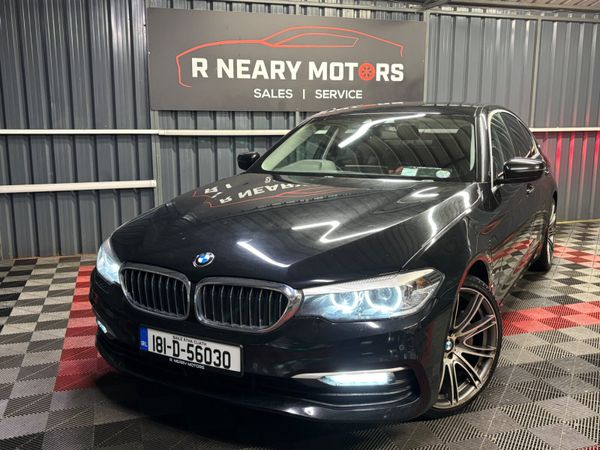 BMW 5-Series Saloon, Petrol Plug-in Hybrid, 2018, Black