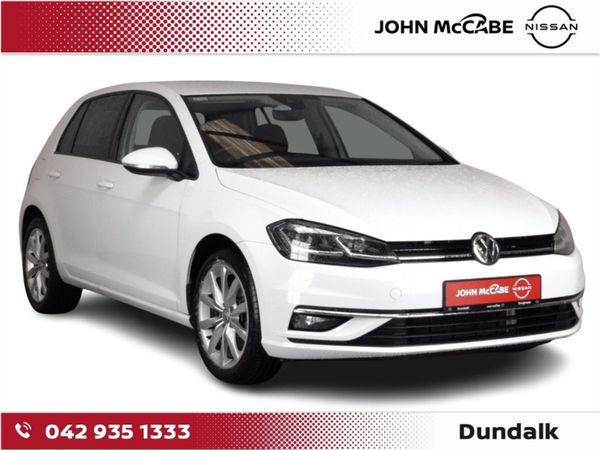 Volkswagen Golf Hatchback, Petrol, 2018, White