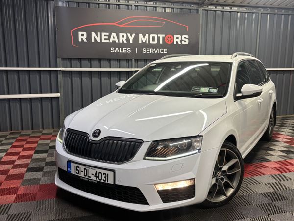 Skoda Octavia Estate, Diesel, 2015, White