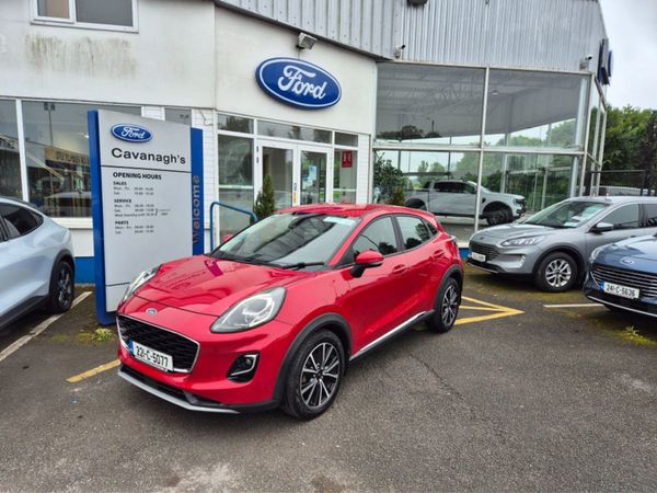 Ford Puma MPV, Petrol Hybrid, 2022, Red